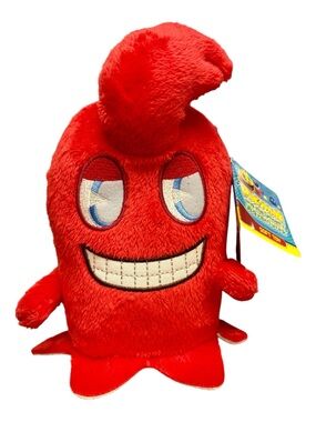 Blinky plush toy 2012 Red ghost Pac-Man & the Ghostly Adventures NAMCO 7.5” NWT
